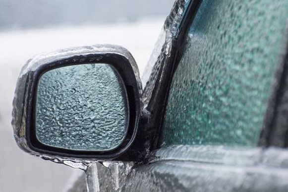 Car window frozen